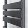 Santorini Electric Anthracite Flat Panel Heated Towel Rail 650x400mm