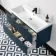 Crete Fluted Navy Blue Wall Hung Basin Drawer Vanity 1000mm