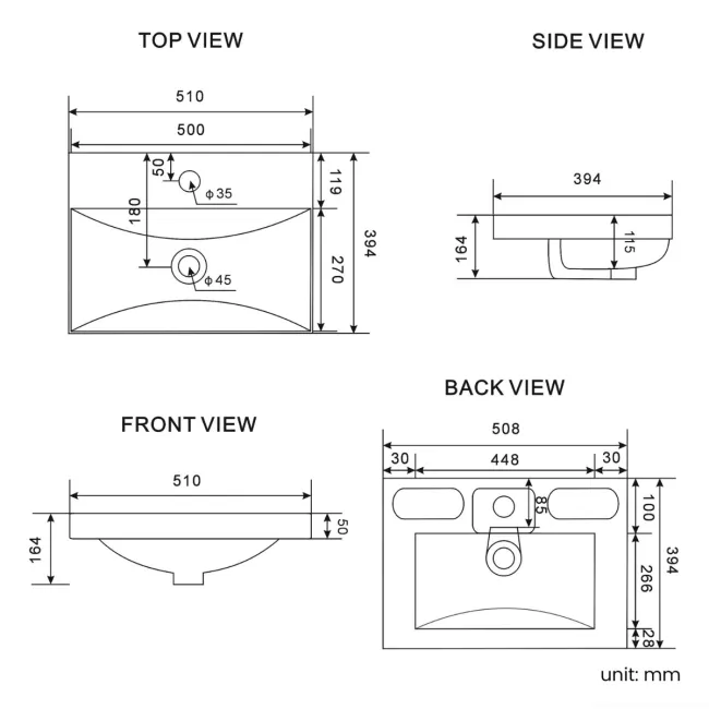 Havana Fluted Coastal White Combination Vanity Basin and Aruba Toilet 1000mm - Brushed Brass Accents
