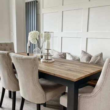 Faro Anthracite Double Flat Panel Vertical Radiator 1800x350mm