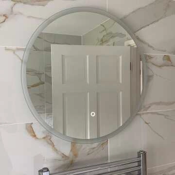 Aria Round Illuminated LED Mirror 600mm