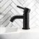 Trent Matt Black Cloakroom Basin Mixer Tap