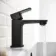 Mersey Matt Black Basin Mixer Tap