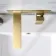 Soar Brushed Brass Wall Mounted Basin Mixer Tap