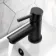 Wye Matt Black Cloakroom Basin Mixer Tap