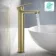 Avill Brushed Brass High Rise Basin Mixer Tap
