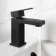 Tamar Matt Black Cloakroom Basin Mixer Tap