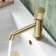 Ennis Brushed Brass Basin Mixer Tap with Knurled Detailing