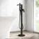 Severn Matt Black Freestanding Bath Shower Mixer Tap