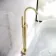 Trent Brushed Brass  Freestanding Bath Shower Mixer Tap