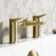 Aire Brushed Brass Bath Filler