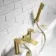 Lune Brushed Brass Bath Filler & Handheld Shower