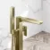 Ribble Brushed Brass Freestanding Bath Shower Mixer Tap