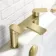 Lusk Brushed Brass Bath Filler