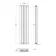 Faro Anthracite Double Flat Panel Vertical Radiator 1600x350mm