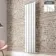 Faro White Single Flat Panel Vertical Radiator 1800x420mm