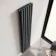 Marbella Anthracite Double Oval Panel Radiator 1800x360mm
