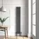 Athens Anthracite Triple Column Vertical Traditional Radiator 1800x290mm