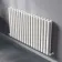 Marbella White Double Oval Panel Radiator 600x1020mm