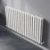 Marbella White Double Oval Panel Radiator 600x1200mm
