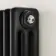 Athens Matt Black Triple Column Horizontal Traditional Radiator 300x1190mm