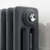 Athens Anthracite Triple Column Horizontal Traditional Radiator 600x1595mm