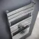 Santorini Chrome Flat Panel Heated Towel Rail 1200x600mm