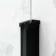 Stockholm Matt Black Easy Clean 8mm Frameless Sliding Shower Door 1400mm
