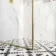 Munich Brushed Brass Framed Easy Clean 8mm Wet Room Shower Glass Panel 900mm