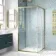 London Brushed Brass 6mm Corner Entry Shower Enclosure 900x900mm