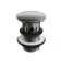 Gunmetal Grey Dome Top Pop Up Basin Waste - Slotted