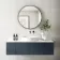 Mollie Black Framed Round Bathroom Mirror 800mm