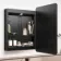Olivia Black Framed Illuminated LED Mirror Cabinet With BLUETOOTH Speaker 710x500mm