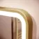 Olivia Brushed Brass Illuminated LED Mirror 800x600mm