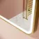 Olivia Brushed Brass Illuminated LED Mirror 800x600mm