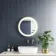 Mollie Brushed Brass Round Illuminated LED Mirror 500mm