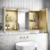Mia Matt Brass Illuminated LED Mirror Cabinet 710x1200mm