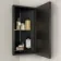 Madelyn Black Framed Corner Mirror Cabinet 600mm Tall
