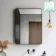 Essence Black Framed Rectangular Bathroom Mirror 800x600mm