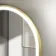 Maya Brushed Brass Arched Illuminated LED Mirror 750x500mm