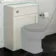 Monaco Chalk White Back To Wall Toilet Unit 600mm