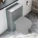 Harper Stone Grey Back To Wall Toilet Unit 500mm