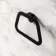 Eloise Matt Black Towel Ring