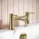 Trent Brushed Brass Basin & Bath Mixer Tap Set