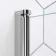 Stafford 1700x700 Round Shower Bath & 6mm Easy Clean Screen with Rail