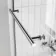 L Shaped 1600 Shower Bath & 4mm Fixed Screen with Rail - Left Handed