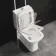 Atlanta Fully Back to Wall Close Coupled Toilet With Soft Close Slim Seat