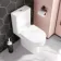 Denver Rimless Close Coupled Toilet With Soft Close Seat