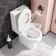 Denver Rimless Close Coupled Toilet With Soft Close Slim Seat