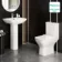 Atlanta Rimless Close Coupled Toilet & Pedestal Basin Set